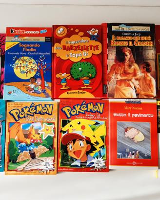 Lotto libri per ragazzi - Pokemon, Disney e altri