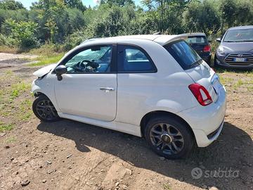 FIAT 500 S IBRIDA 22 SINISTRATA MOTORE OK