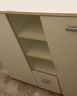 Armadietto da bagno bianco