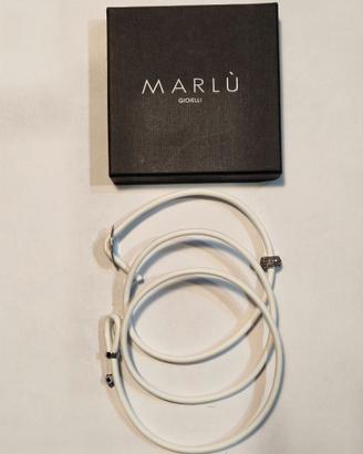 Bracciale Marlù multifilo bianco - Con Scatola