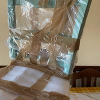 Sedia impagliata per scrivania