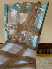 Sedia impagliata per scrivania