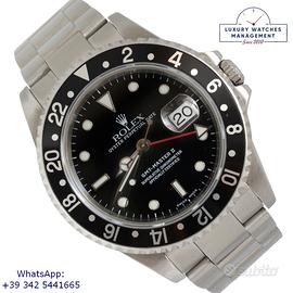 ROLEX GMT Master II 16710 Luminova dial black 2002
