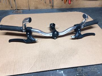 Manubrio bici completo