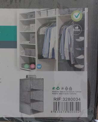 porta abiti - organizer per armadio