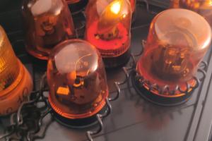 Lampeggianti Arancione con kit 