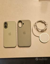 Iphone 17 salvia 256 gb, cover originale e magsafe