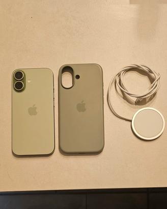 Iphone 17 salvia 256 gb, cover originale e magsafe