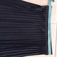 Gonna nera plissettata x costume sardo