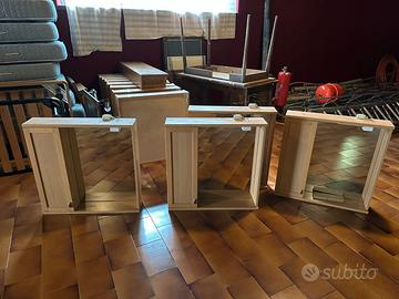 Specchi bagno con armadietto