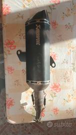 Terminale Akrapovic sh 350 con 2 catalizzatori