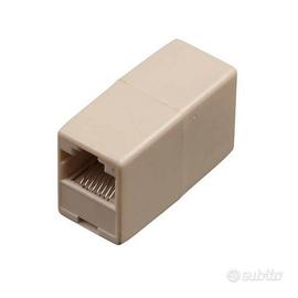 Accoppiatore RJ45 Connettore Cavo Ethernet Gigabit