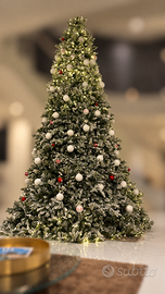 Albero di Natale innevato con led