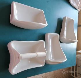Splendido set bagno Modernariato in porcellana  