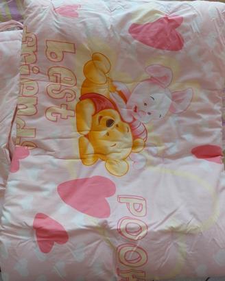 trapunta invernale Winnie de pooh per culla