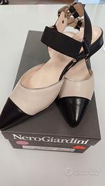 décolleté NERO GIARDINI  36 NUOVE tacco basso