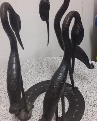 Scultura in ferro battuto artigianale