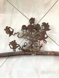 Sponda carretto siciliano in ferro
