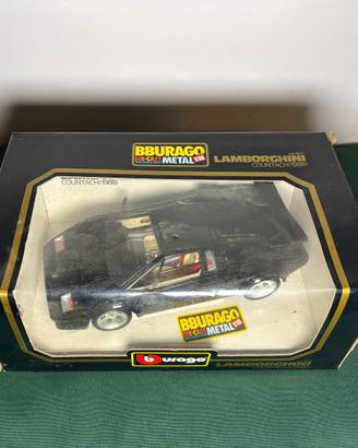 Lamborghini Countach nera 1:18 Bburago vintage