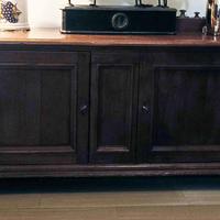 CREDENZA ENTRATA BASSA LEGNO ARTE POVERA