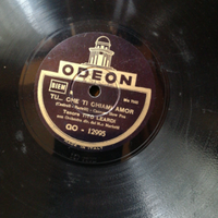 Disco grammofono Odeon