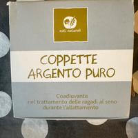 Coppette Argento Allattamento seno Nati Naturali