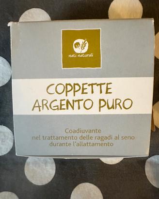 Coppette Argento Allattamento seno Nati Naturali