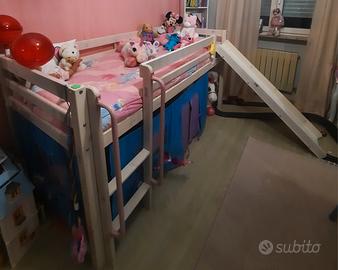 Letto Bambina con scivolo