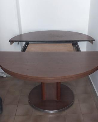 Tavola Rotonda Allungabile con sedie