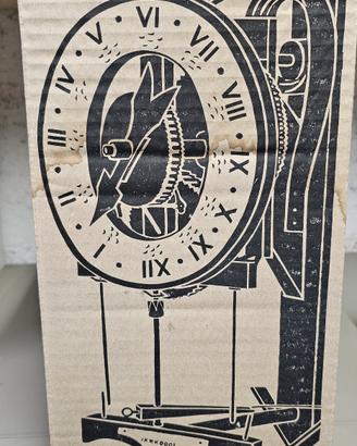 orologio antico a pesi
