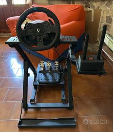 Volante Logitech G923 con supporto Vevor