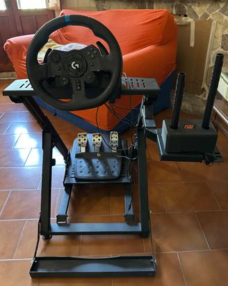 Volante Logitech G923 con supporto Vevor