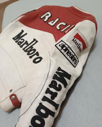 giubbotto da moto Marlboro 