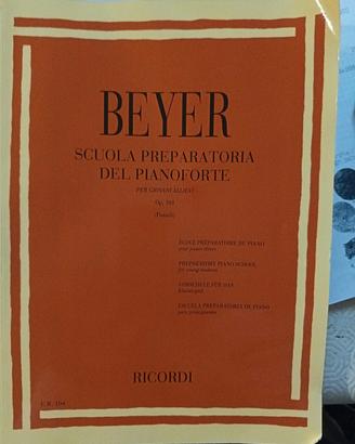 BEYER - Scuola preparatoria per pianoforte