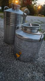 botti in acciaio inox per olio