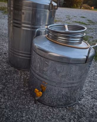 botti in acciaio inox per olio