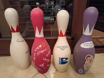 Birilli in legno massello Bowling