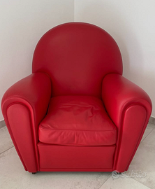 POLTRONA FRAU VANITY FAIR ROSSA ORIGINALE