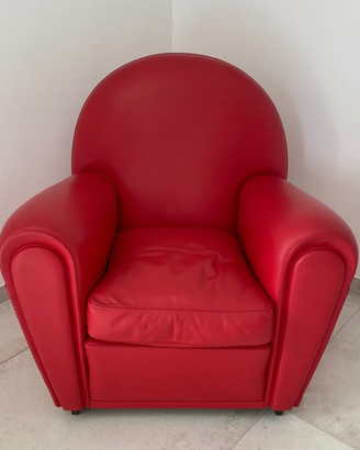 POLTRONA FRAU VANITY FAIR ROSSA ORIGINALE