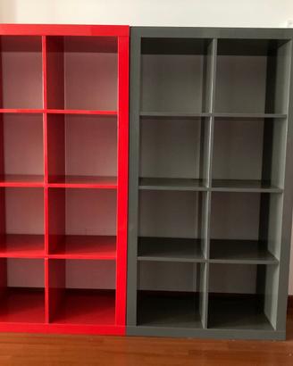 Lotto di 2 Librerie Ikea KALLAX cm 77x147