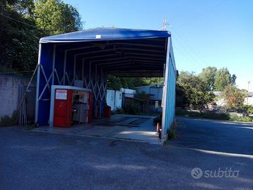 Capannone telato tutto in alluminio