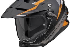 CASCO ADV ADF9000 SCORPION NERO arancione