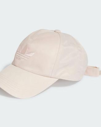 Adidas cappello satin rosa con logo NUOVO 