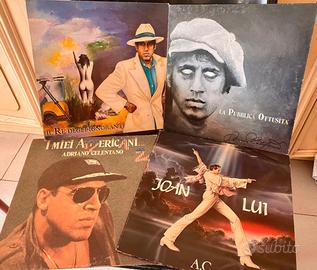 Lotto 4 vinili adriano celentano vinili originali