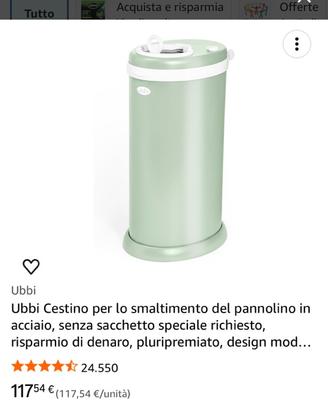 Mangiapannolino in acciaio UBI.