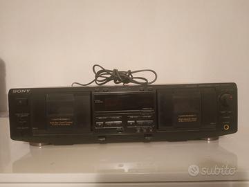 lettore audiocassette sony tc we435 DA REVISIONARE