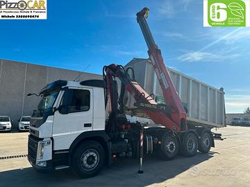 Volvo fm 420 gru mec e ribaltabile posteriore eur