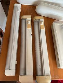 Lotto di 6 Plafoniere (Fluorescenti e Design Vinta