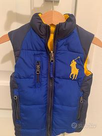 Piumino smanicato Ralph Lauren double face  2 anni