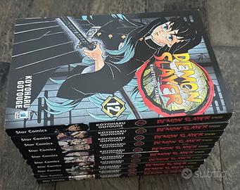 Raccolta Manga Demon Slayer volumi dal 12 al 21